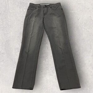 Guess Jeans Womens 16 Gray Straight Skinny Denim Outdoor Stretch Classic Comfort